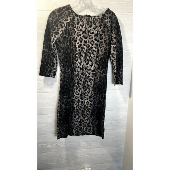 THE LIMITED Womens 3/4‎ Sleeves Animal Print Bodycon Dress - Picture 2 of 6